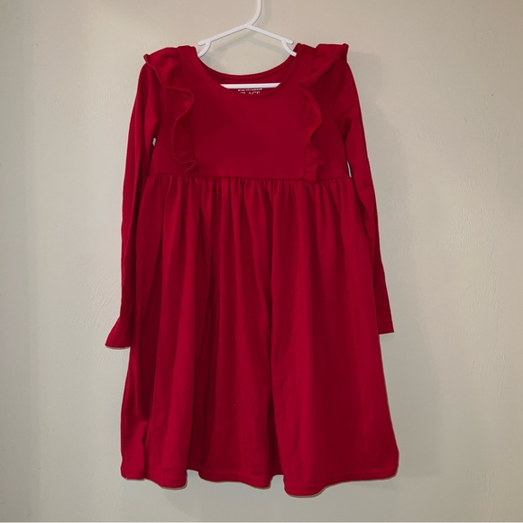 NWOT Red Ruffle Children’s Place Dress - Picture 1 of 3